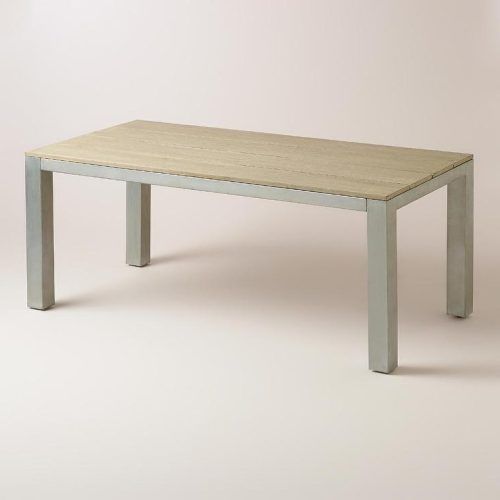 Dining Tables With Metal Legs Wood Top (Photo 12 of 20)