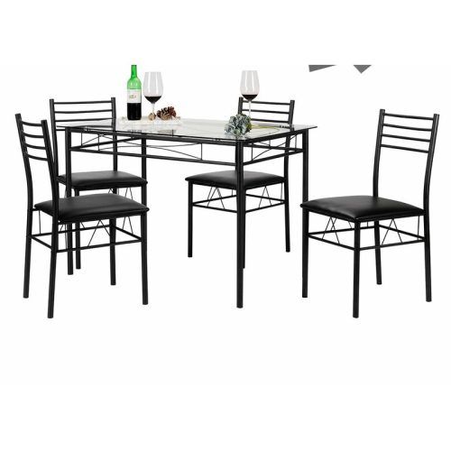 Liles 5 Piece Breakfast Nook Dining Sets (Photo 11 of 20)