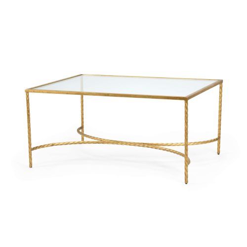 Glass Gold Coffee Tables (Photo 7 of 20)