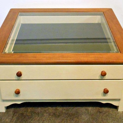 Glass Top Display Coffee Tables With Drawers (Photo 9 of 20)
