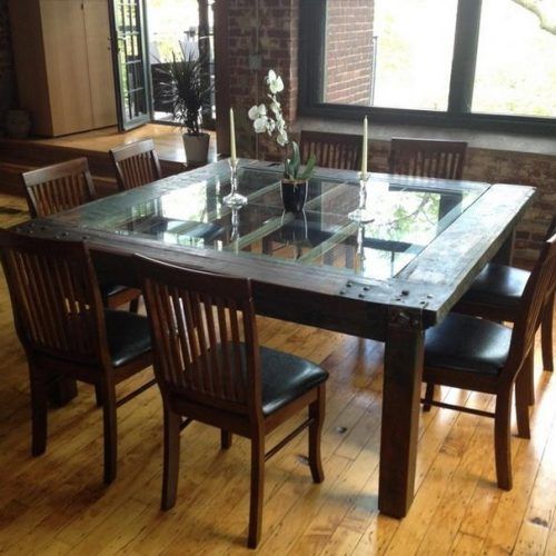 Wood Glass Dining Tables (Photo 9 of 20)