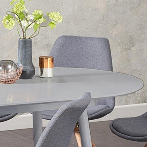 Glossy Gray Dining Tables (Photo 13 of 20)