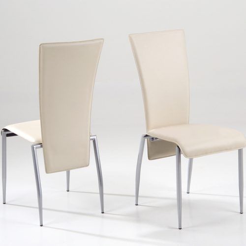 Cream Leather Dining Chairs (Photo 16 of 20)