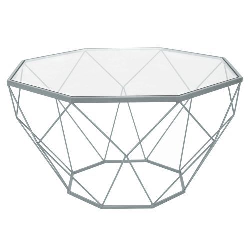 Octagon Glass Top Coffee Tables (Photo 16 of 20)