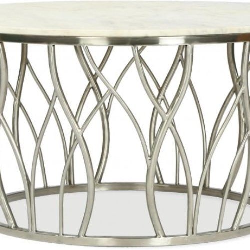 Polished Chrome Round Cocktail Tables (Photo 18 of 20)