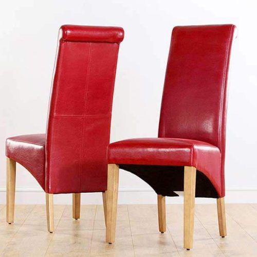 Red Dining Chairs (Photo 8 of 20)