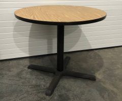 20 Collection of Collis Round Glass Breakroom Tables