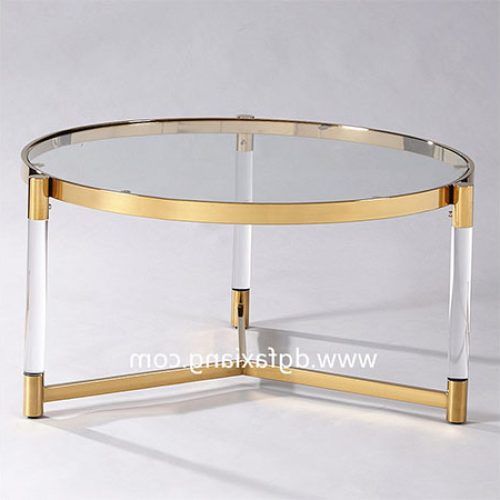Stainless Steel And Acrylic Coffee Tables (Photo 1 of 20)