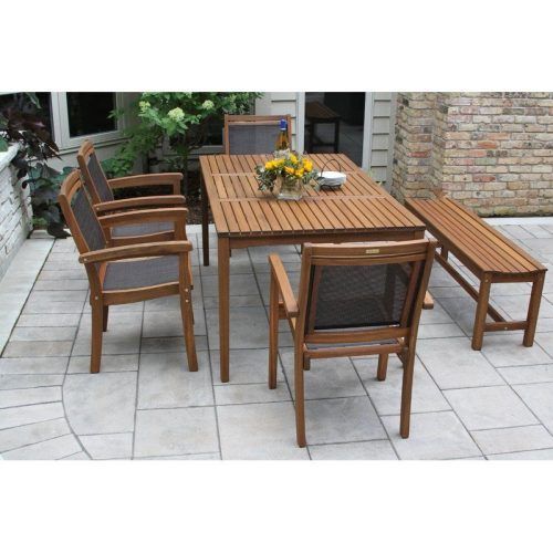 Jaxon 6 Piece Rectangle Dining Sets With Bench & Wood Chairs (Photo 2 of 20)