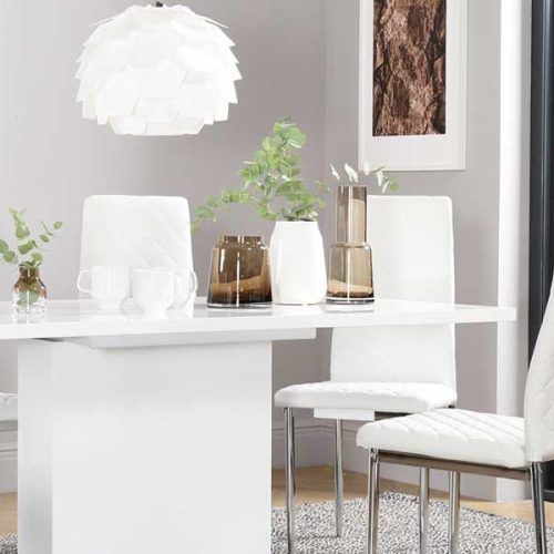 White Dining Tables And Chairs (Photo 4 of 20)