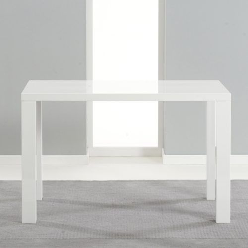 White Gloss Dining Tables 120Cm (Photo 9 of 20)