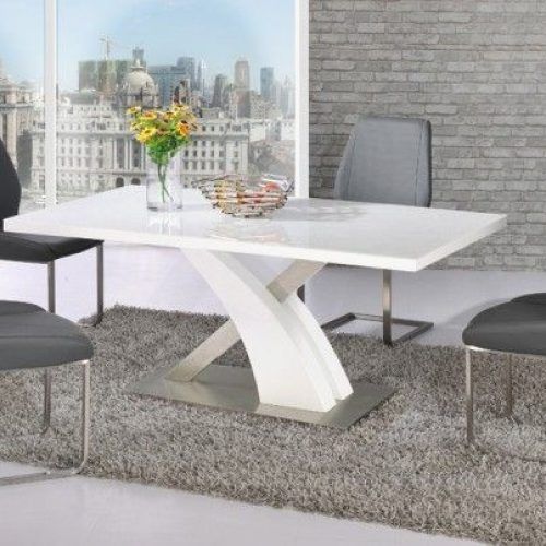 White High Gloss Dining Chairs (Photo 17 of 20)