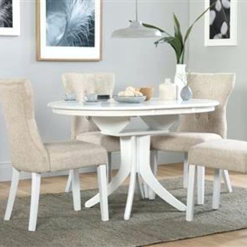 White Round Extending Dining Tables (Photo 20 of 20)