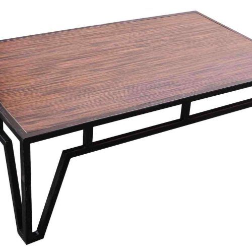 Wood And Steel Coffee Table (Photo 18 of 20)