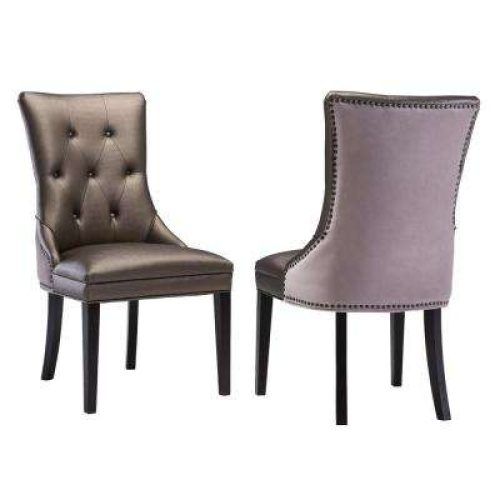 Purple Faux Leather Dining Chairs (Photo 17 of 20)