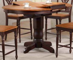 20 Ideas of Andrelle Bar Height Pedestal Dining Tables
