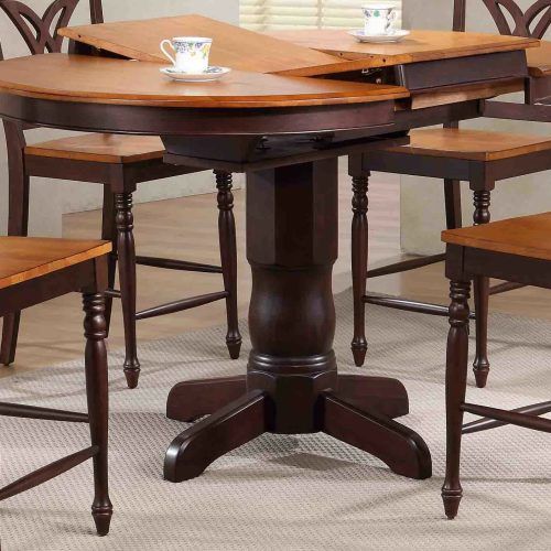 Andrelle Bar Height Pedestal Dining Tables (Photo 1 of 20)