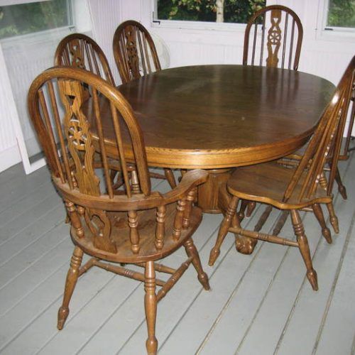 Second Hand Oak Dining Chairs (Photo 4 of 20)