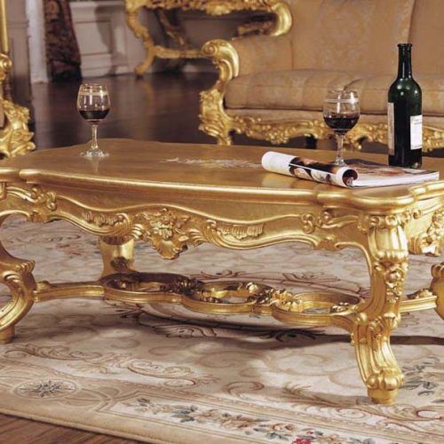Antique Gold Aluminum Coffee Tables (Photo 20 of 20)