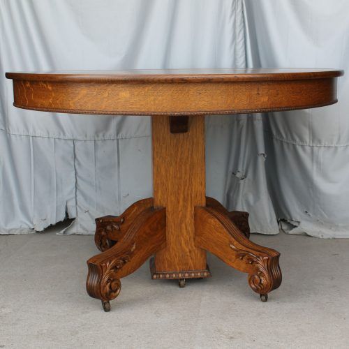 Antique Oak Dining Tables (Photo 9 of 20)
