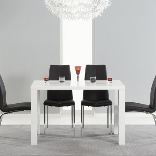 Black High Gloss Dining Tables And Chairs (Photo 10 of 20)