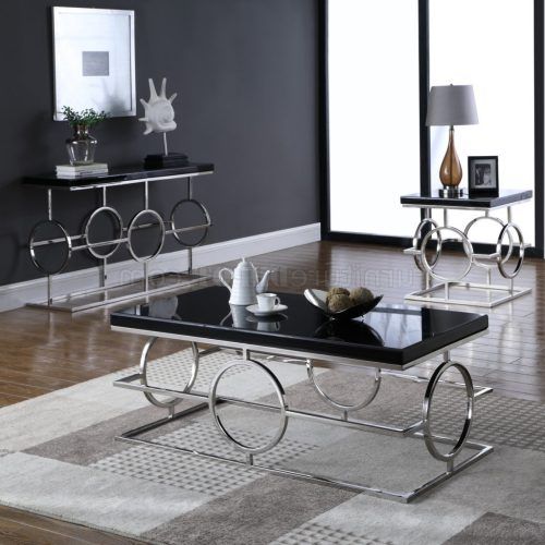 Chrome And Glass Modern Coffee Tables (Photo 6 of 20)