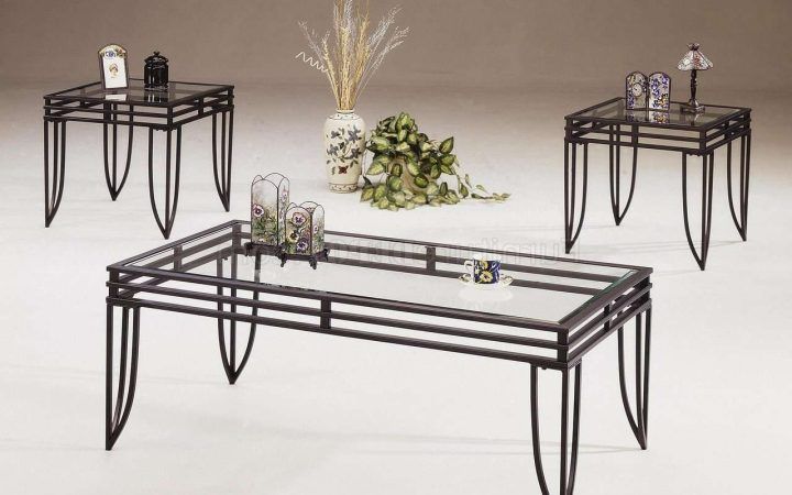 2024 Best of Glass and Black Metal Coffee Table