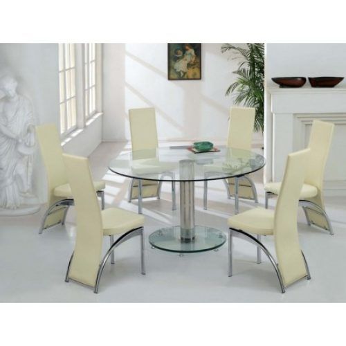 Glass Dining Tables And 6 Chairs (Photo 14 of 20)