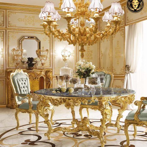 Gold Dining Tables (Photo 8 of 20)
