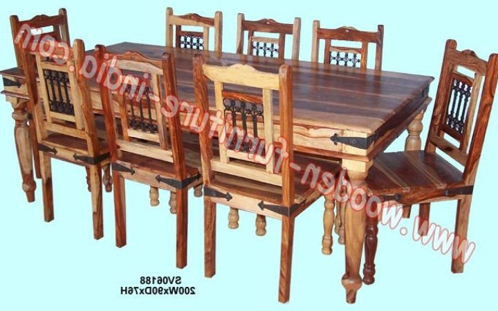 20 Best Collection of Indian Wood Dining Tables