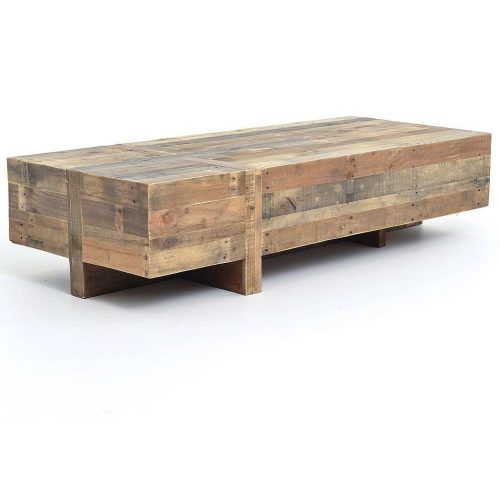 Large Low Rustic Coffee Tables (Photo 9 of 20)