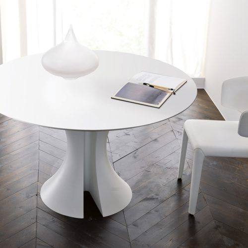 Large White Round Dining Tables (Photo 14 of 20)