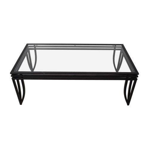 Rectangle Glass Coffee Table (Photo 4 of 20)
