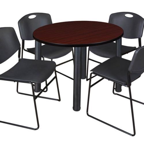 Round Breakroom Tables And Chair Set (Photo 6 of 20)