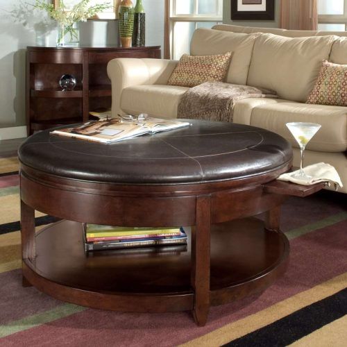 Round Upholstered Coffee Tables (Photo 9 of 20)