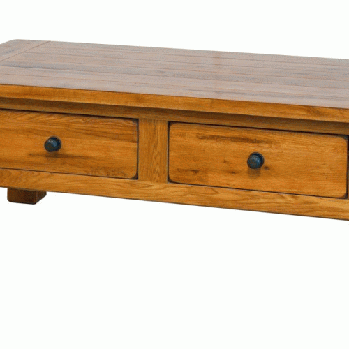 Rustic Coffee Table Drawers (Photo 16 of 20)