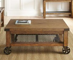 20 Best Ideas Rustic Coffee Table with Wheels