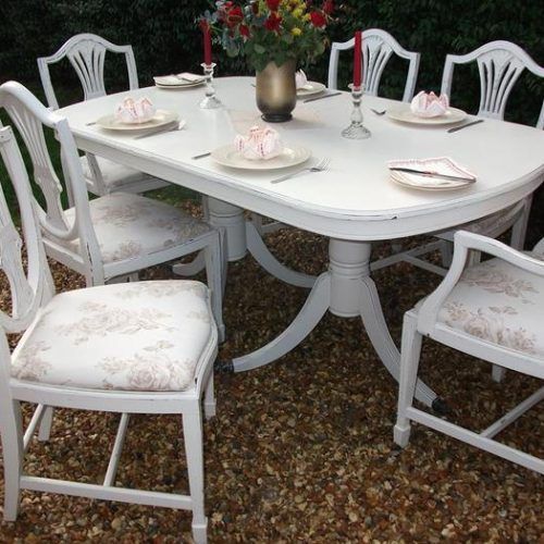 Shabby Dining Tables And Chairs (Photo 6 of 20)