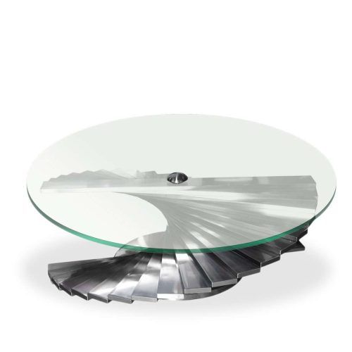 Spiral Glass Coffee Table (Photo 9 of 20)