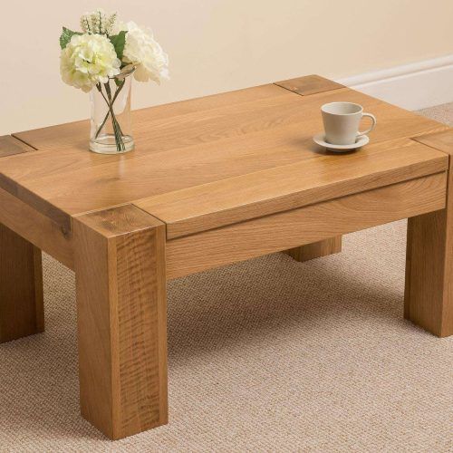 Square Oak Coffee Tables (Photo 16 of 20)