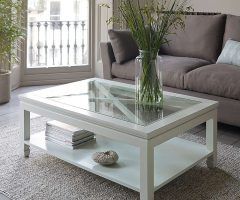 20 Inspirations White and Glass Coffee Tables