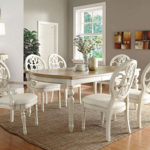 White Dining Tables Sets (Photo 15 of 20)