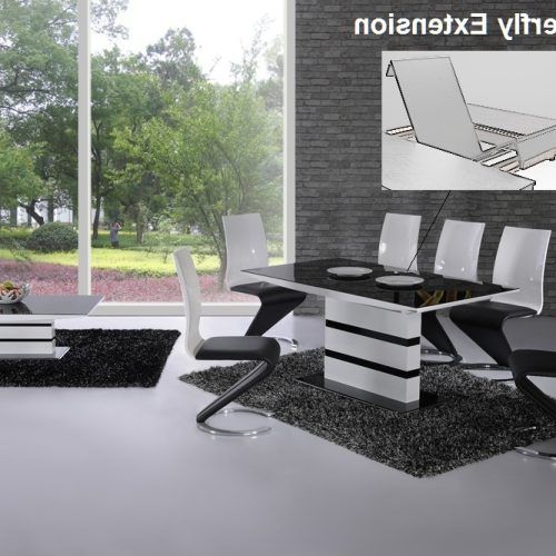 White Extending Dining Tables And Chairs (Photo 17 of 20)