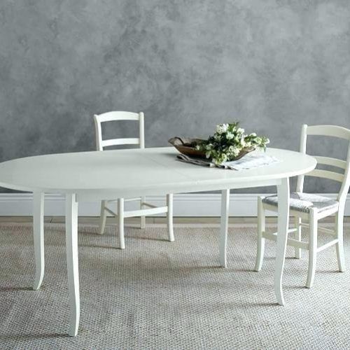 White Oval Extending Dining Tables (Photo 20 of 20)