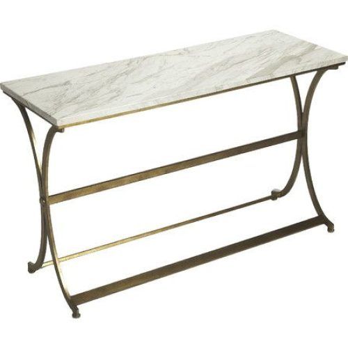 Metallic Silver Console Tables (Photo 2 of 20)