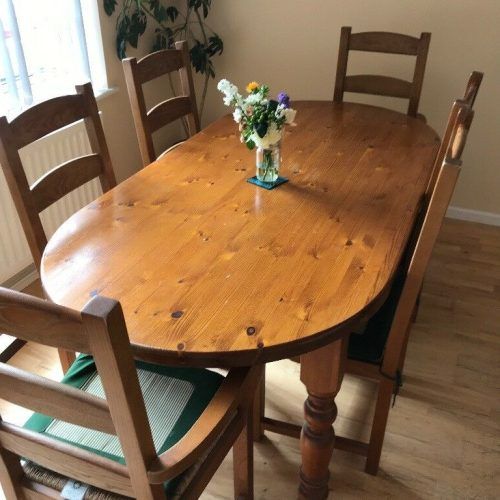 Febe Pine Solid Wood Dining Tables (Photo 6 of 20)