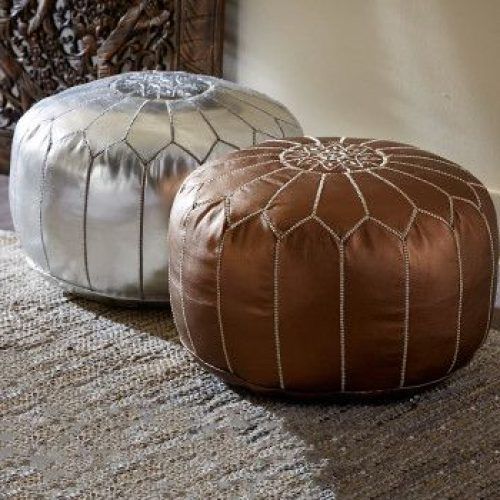 Stone Wool With Wooden Legs Ottomans (Photo 4 of 20)