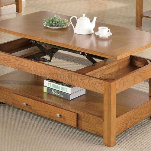 Lift Top Oak Coffee Tables (Photo 12 of 20)
