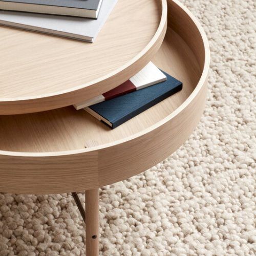 Wood Rotating Tray Coffee Tables (Photo 16 of 20)
