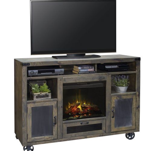 Chicago Tv Stands For Tvs Up To 70" With Fireplace Included (Photo 3 of 20)